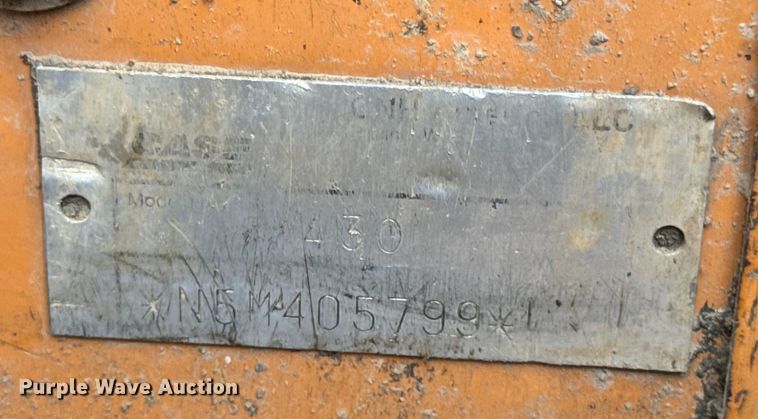 image for item DW3497 2005 Case 430 skid steer loader