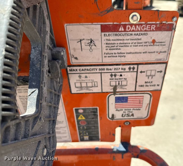 image for item DX5677 2011 JLG 1930ES scissor lift