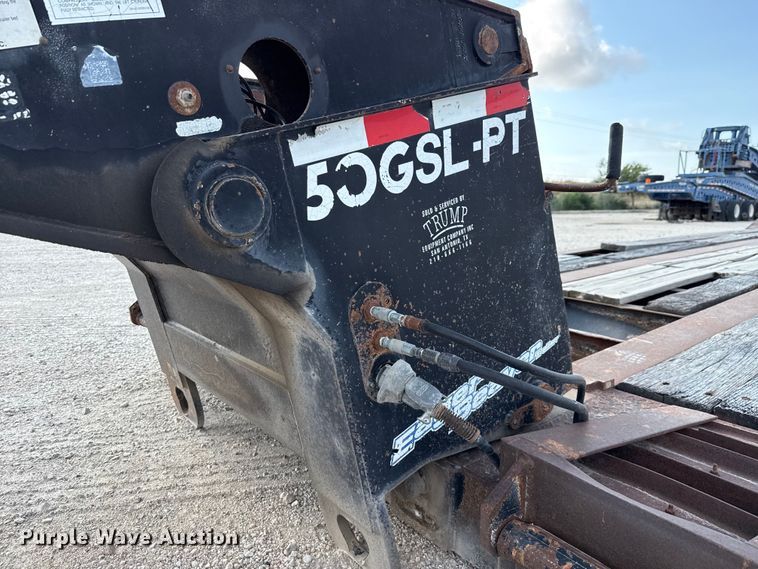 image for item DX5695 2010 Eager Beaver 50GSL-PT lowboy equipment trailer