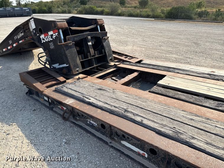 image for item DX5695 2010 Eager Beaver 50GSL-PT lowboy equipment trailer
