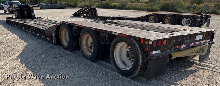 image for item DX5696 2011 Eager Beaver 50GSL-PT lowboy equipment trailer