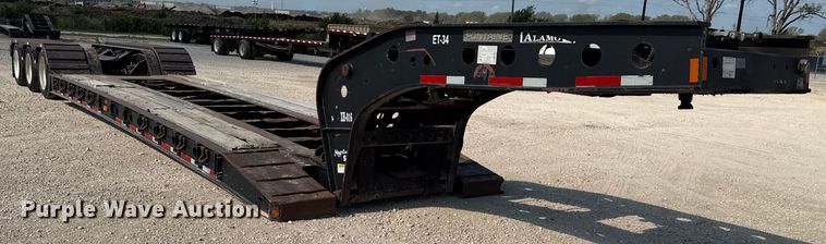 image for item DX5697 2008 Fontaine Magnitude 51 low boy equipment trailer