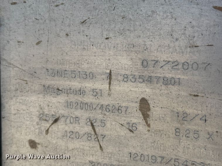 image for item DX5697 2008 Fontaine Magnitude 51 low boy equipment trailer