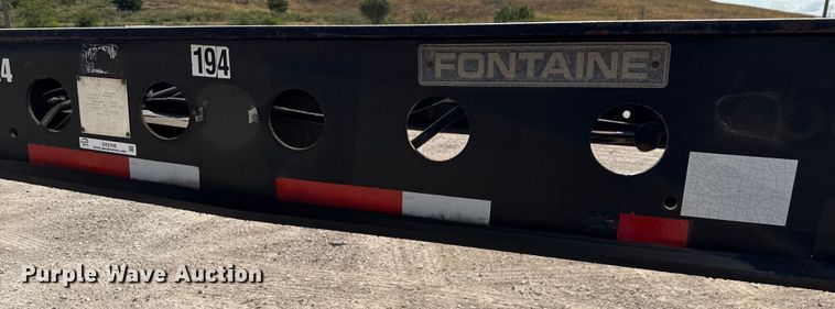 image for item DX5700 2008 Fontaine Magnitude 51 lowboy equipment trailer