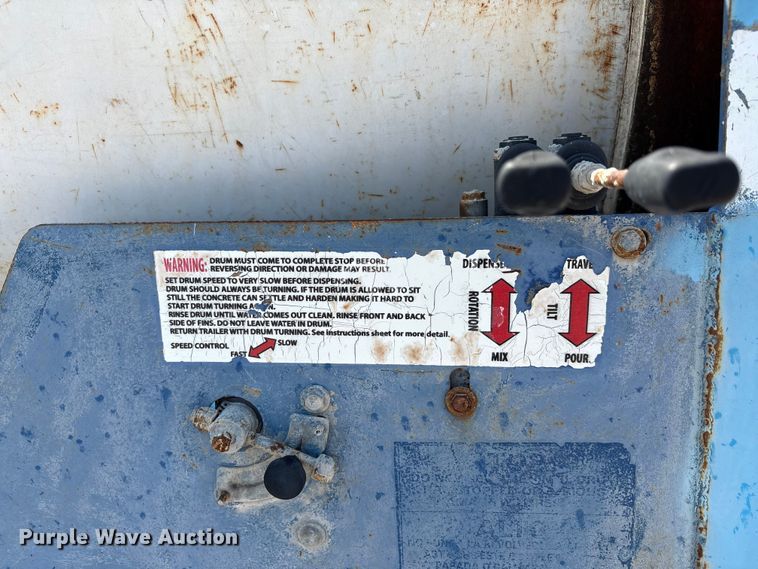 image for item DX5716 Concrete mixer trailer