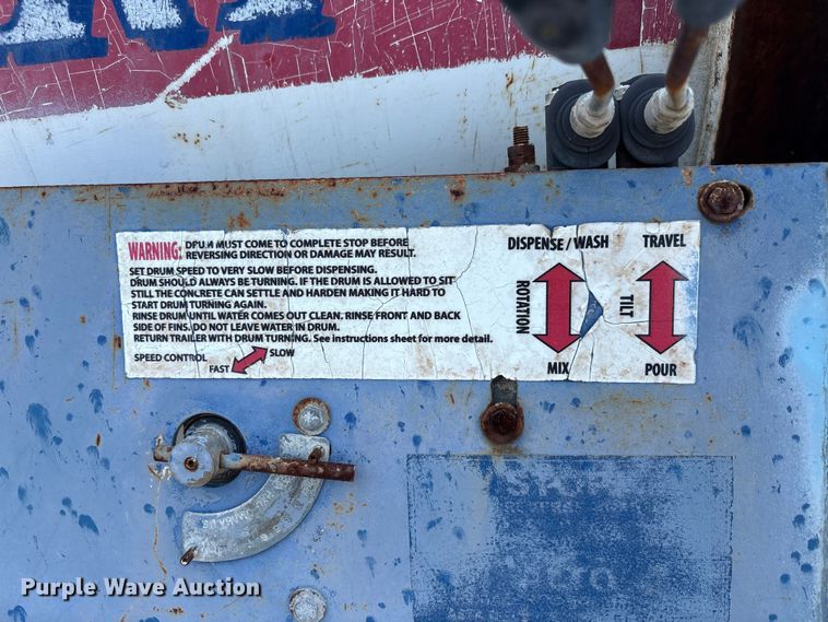 image for item DX5718 Concrete mixer trailer