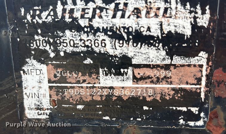 image for item DX5721 Concrete dump trailer