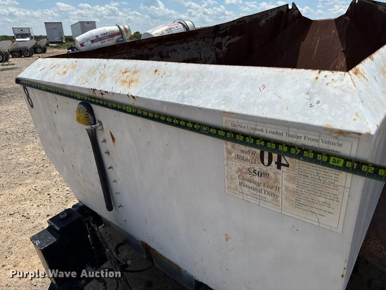 image for item DX5728 Concrete dump trailer