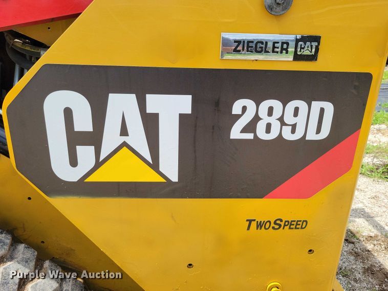 image for item DX7213 2017 Caterpillar 289D tracked skid steer loader