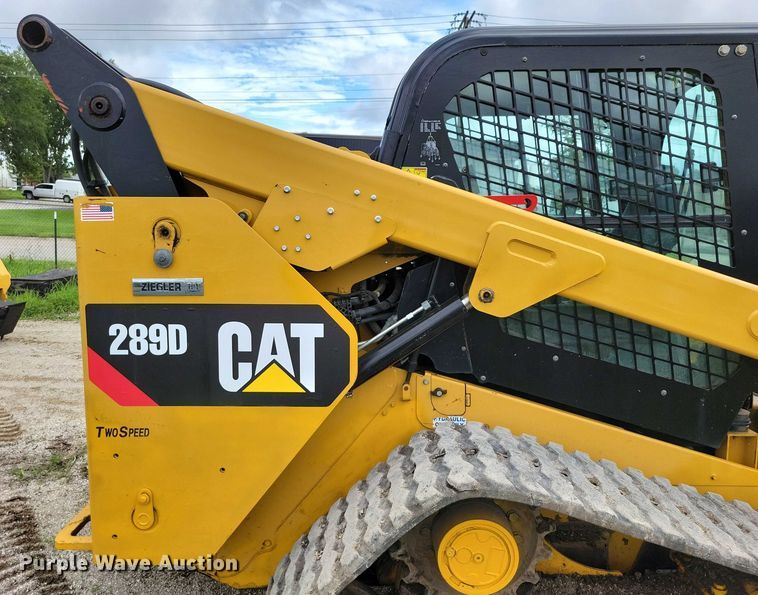 image for item DX7213 2017 Caterpillar 289D tracked skid steer loader