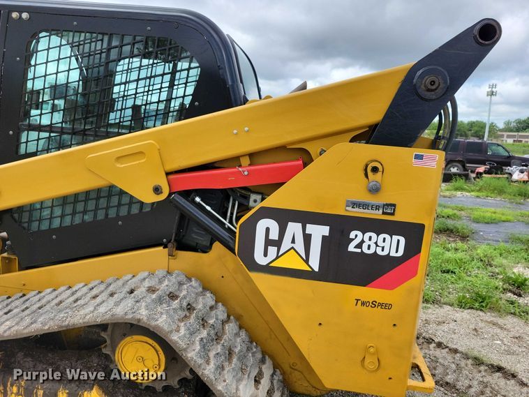 image for item DX7213 2017 Caterpillar 289D tracked skid steer loader