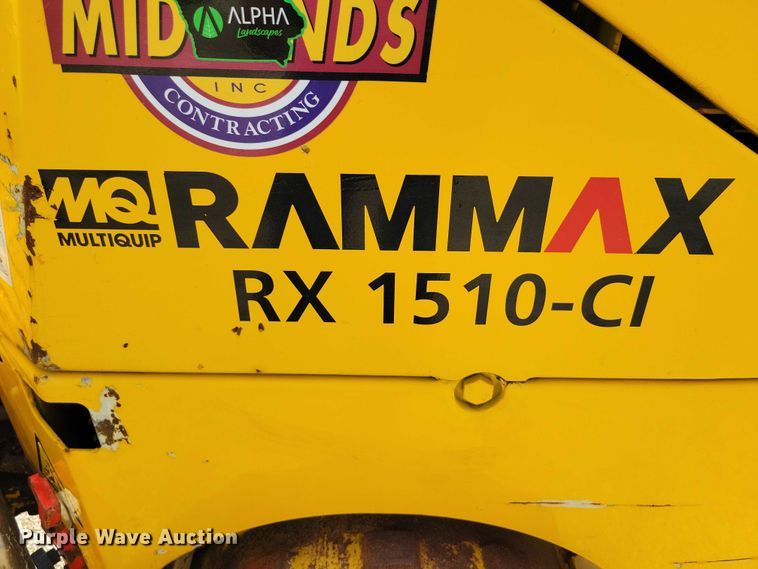 image for item DX7216 2009 Multiquip Rammax RX 1510-CI trench compactor
