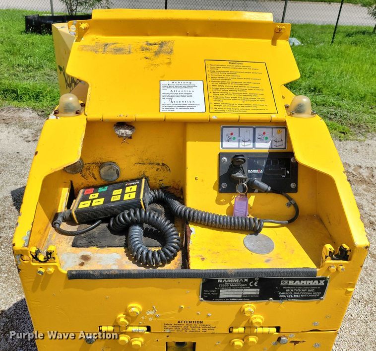 image for item DX7216 2009 Multiquip Rammax RX 1510-CI trench compactor