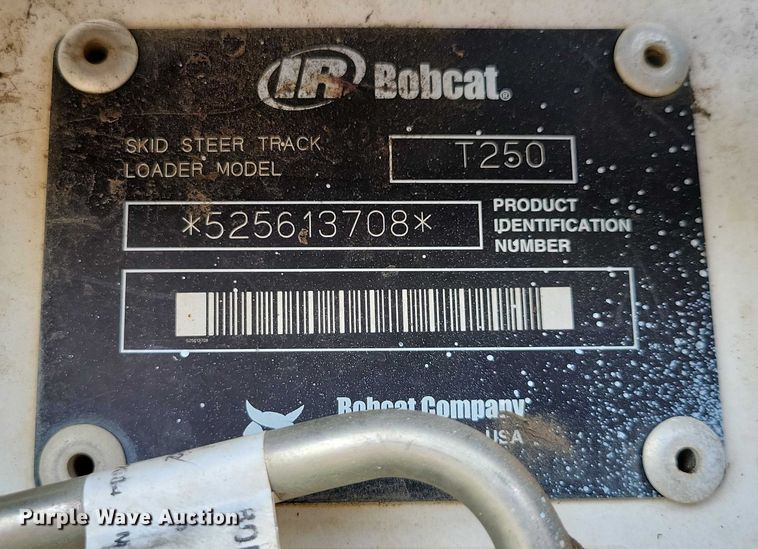 image for item DX7217 2005 Bobcat T250 tracked skid steer loader
