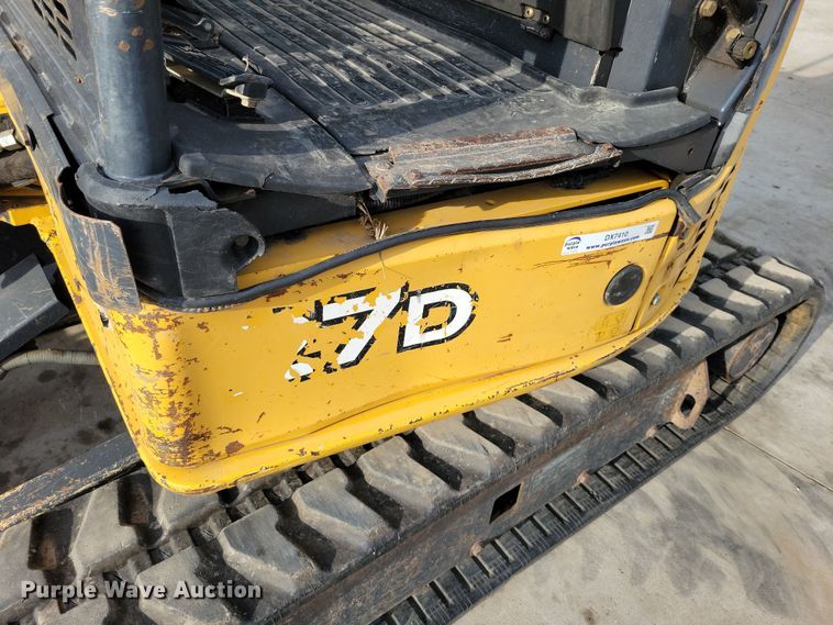 image for item DX7410 2012 John Deere  27D mini excavator