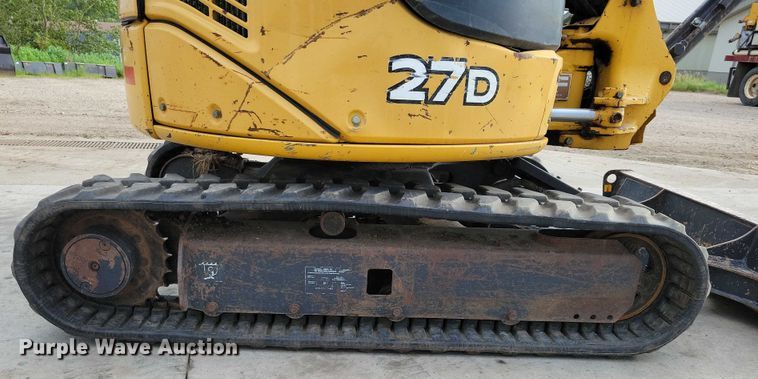 image for item DX7410 2012 John Deere  27D mini excavator