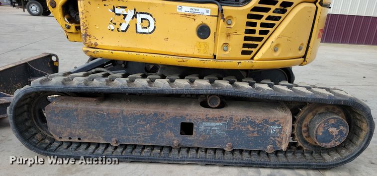 image for item DX7410 2012 John Deere  27D mini excavator