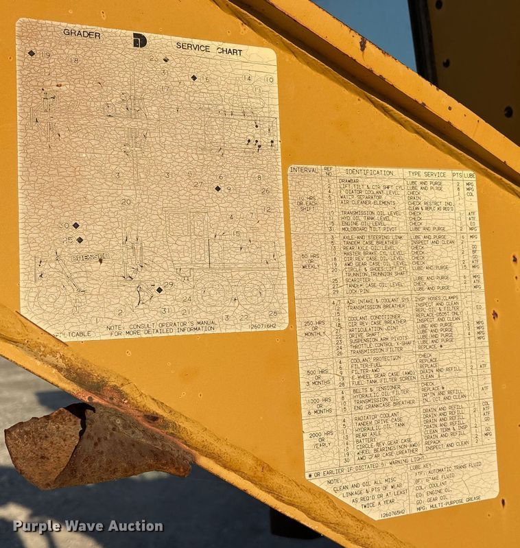 image for item DY0931 1989 Dresser 850 motor grader