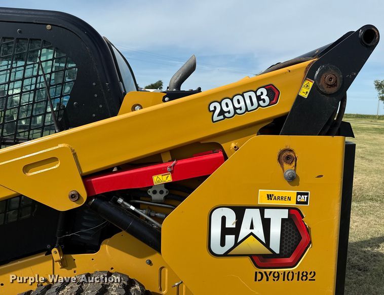 image for item DZ8825 2023 Caterpillar 299D3 tracked skid steer loader