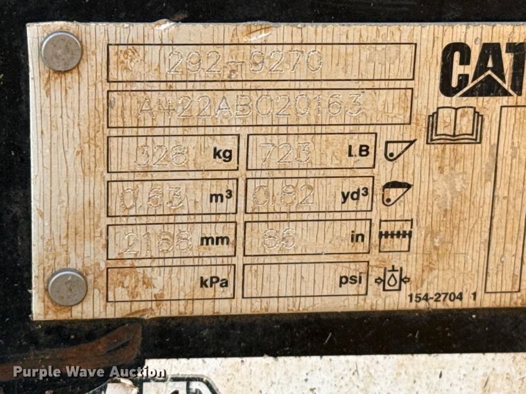 image for item DZ8825 2023 Caterpillar 299D3 tracked skid steer loader