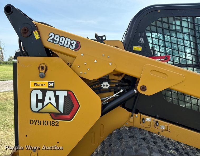 image for item DZ8825 2023 Caterpillar 299D3 tracked skid steer loader