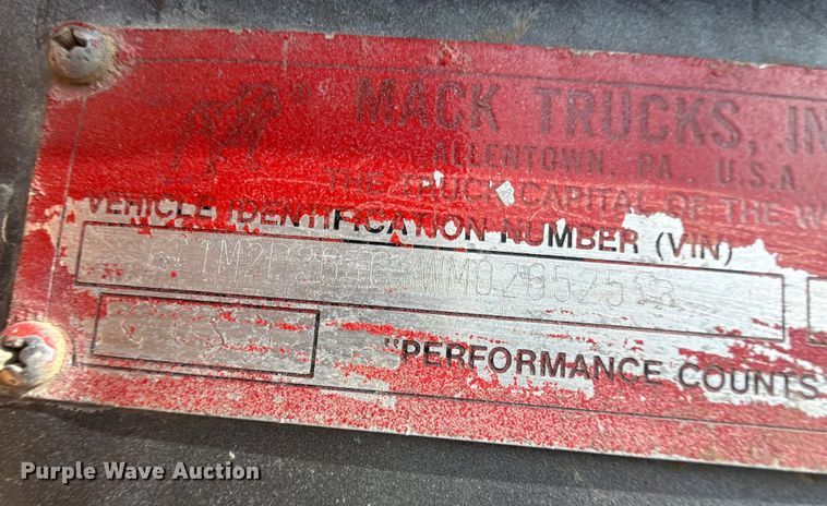 image for item DZ8828 1998 Mack RD690S ready mix truck