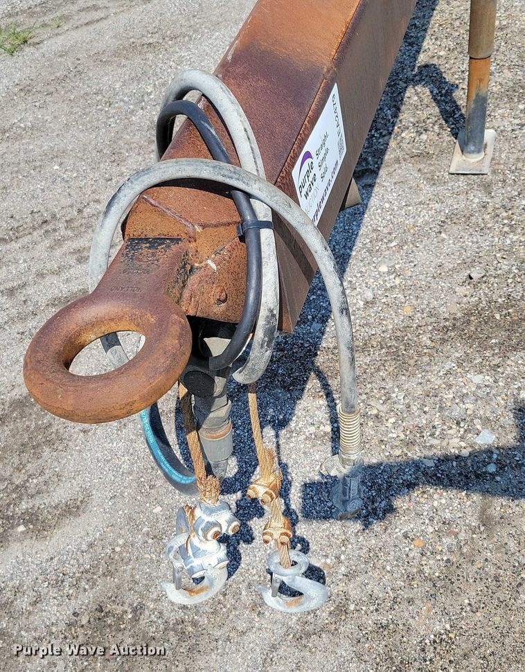 image for item EA2479 1992 Brady Truck Equip end dump pup trailer