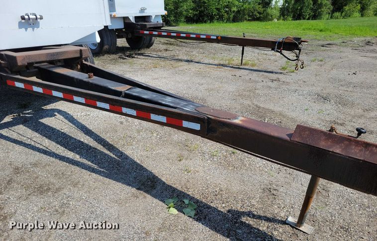 image for item EA2479 1992 Brady Truck Equip end dump pup trailer