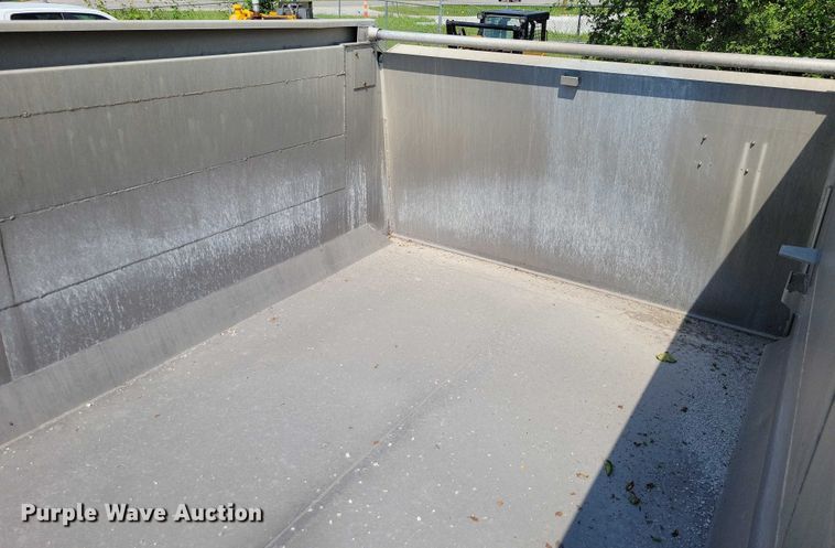 image for item EA2479 1992 Brady Truck Equip end dump pup trailer