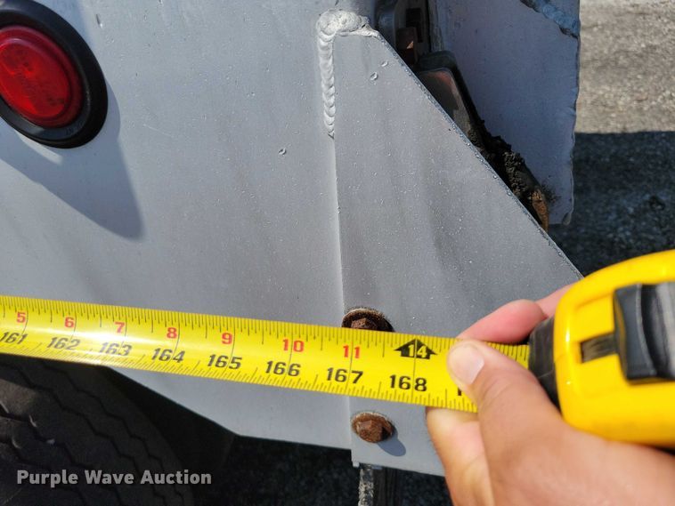 image for item EA2479 1992 Brady Truck Equip end dump pup trailer