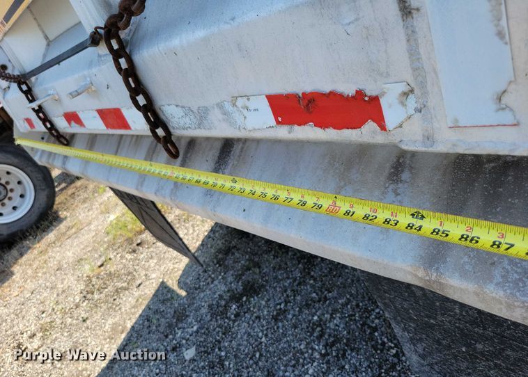 image for item EA2479 1992 Brady Truck Equip end dump pup trailer