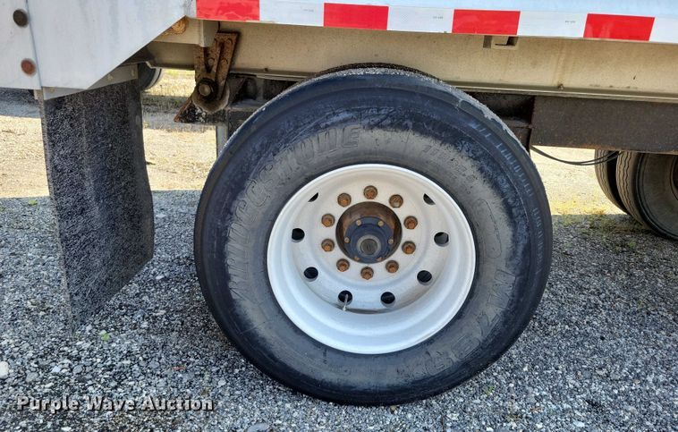 image for item EA2479 1992 Brady Truck Equip end dump pup trailer