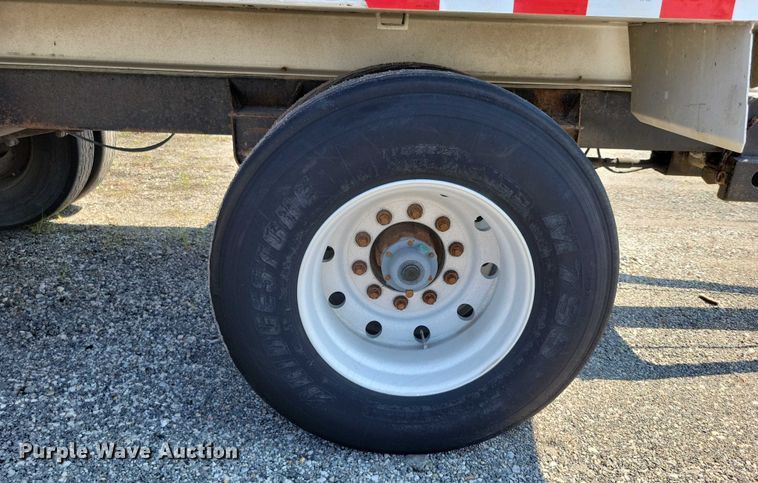 image for item EA2479 1992 Brady Truck Equip end dump pup trailer