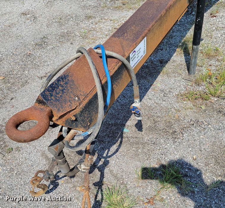 image for item EA2480 1994 Brady Truck Equip end dump pup trailer