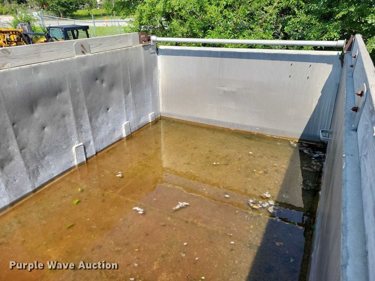 image for item EA2480 1994 Brady Truck Equip end dump pup trailer