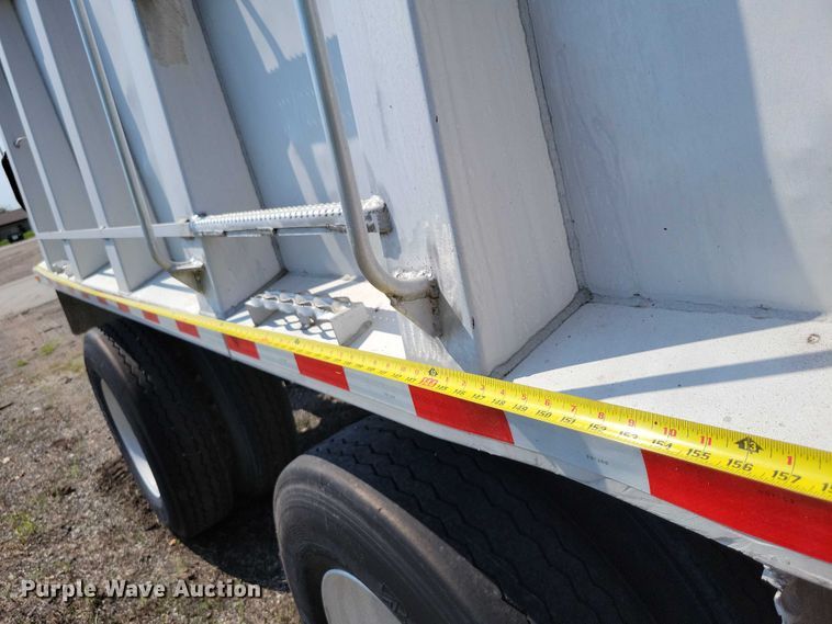 image for item EA2480 1994 Brady Truck Equip end dump pup trailer