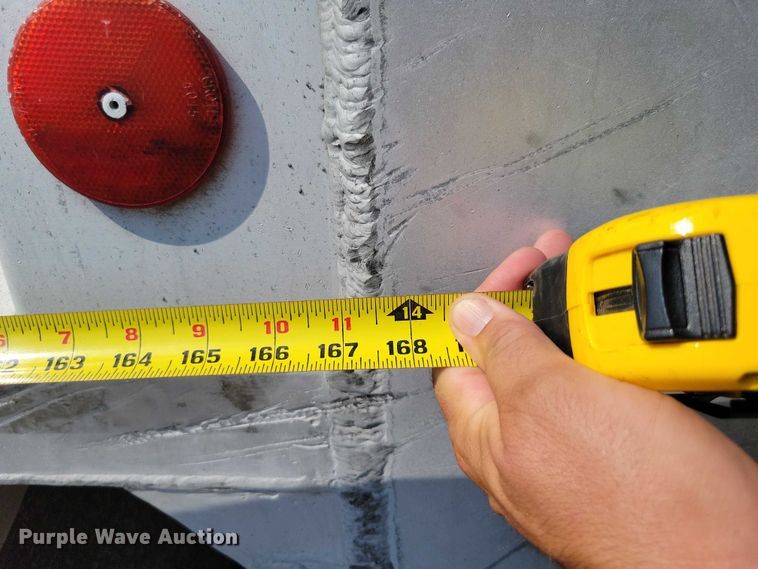 image for item EA2480 1994 Brady Truck Equip end dump pup trailer