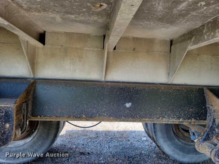 image for item EA2480 1994 Brady Truck Equip end dump pup trailer