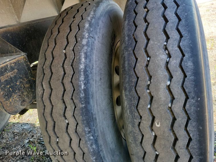 image for item EA2480 1994 Brady Truck Equip end dump pup trailer