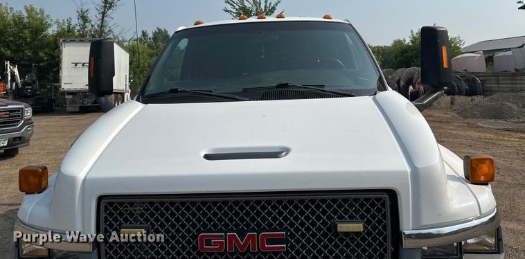 image for item EB2810 2004 GMC C4500 Crew Cab flatbed truck