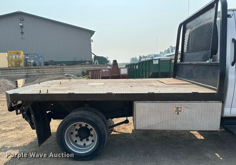 image for item EB2810 2004 GMC C4500 Crew Cab flatbed truck