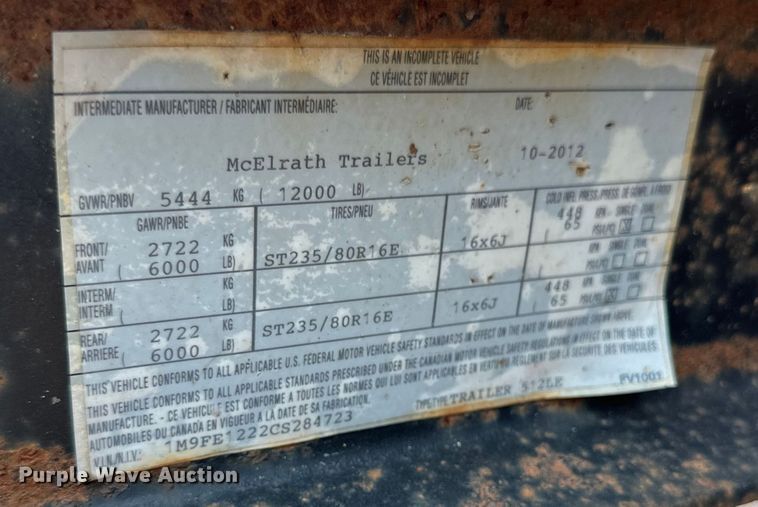 image for item EB2816 2012 Vermeer V500LE-HD vacuum excavator