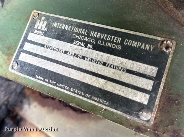 image for item EB2837 1979 International Harvester 530 wheel loader