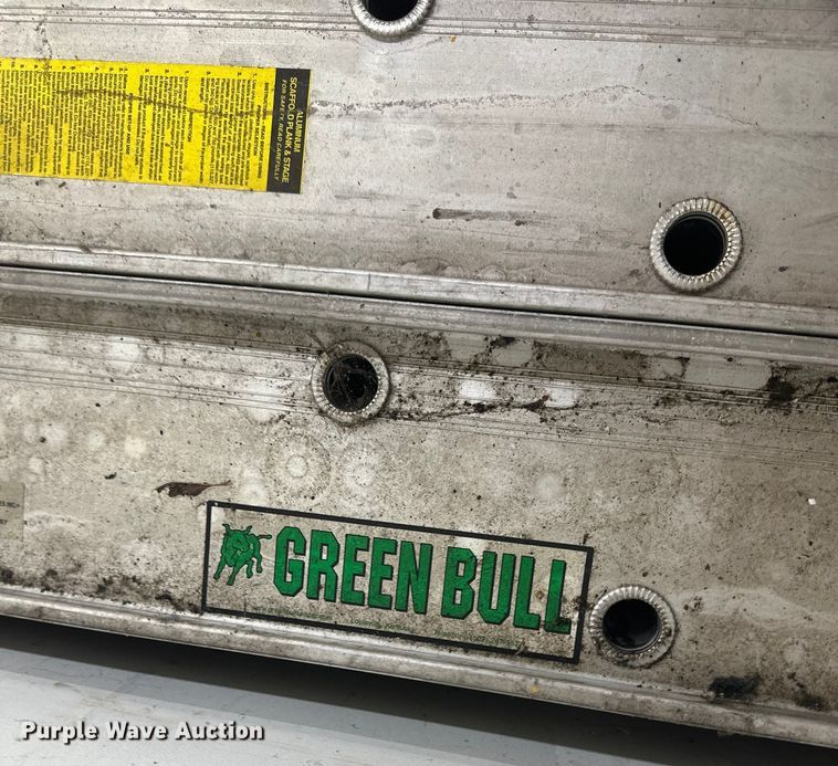 image for item EB2844 (2) Green Bull scaffolding planks