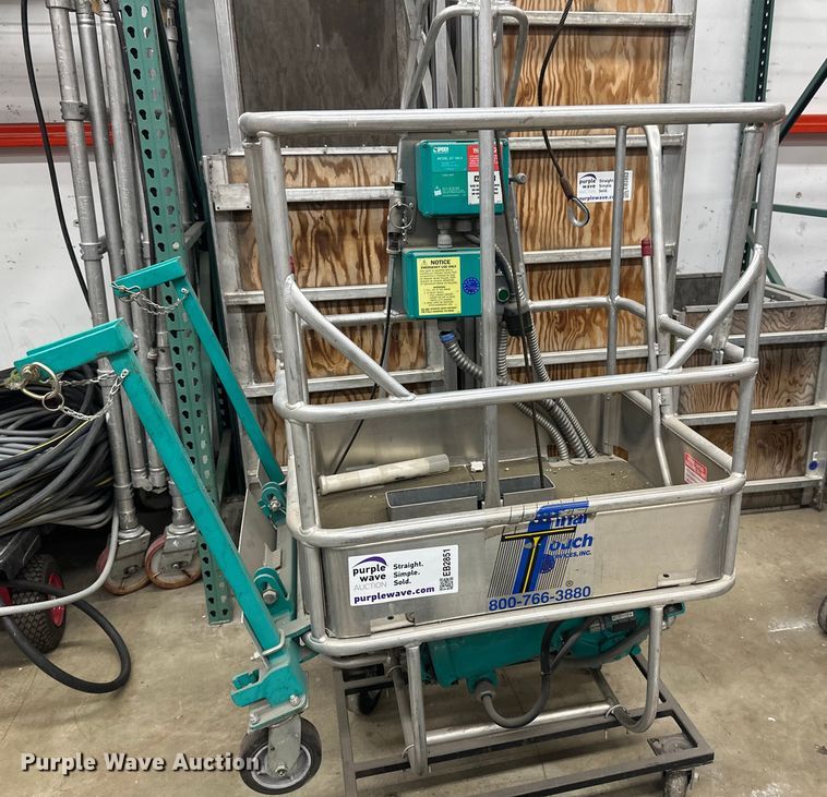 image for item EB2851 (2) Spider ST-180-5 platform system suspended scaffolding 