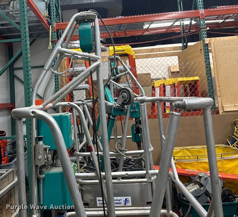 image for item EB2851 (2) Spider ST-180-5 platform system suspended scaffolding 