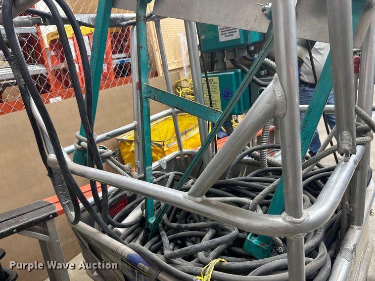 image for item EB2851 (2) Spider ST-180-5 platform system suspended scaffolding 