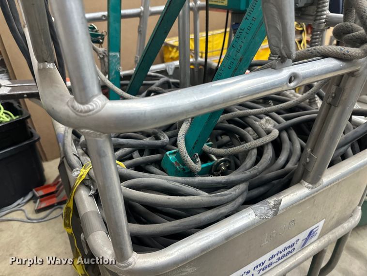 image for item EB2851 (2) Spider ST-180-5 platform system suspended scaffolding 