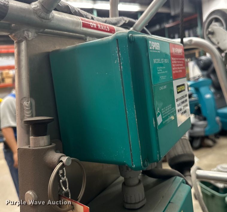 image for item EB2851 (2) Spider ST-180-5 platform system suspended scaffolding 