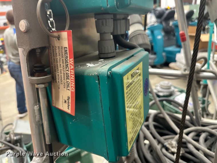 image for item EB2851 (2) Spider ST-180-5 platform system suspended scaffolding 